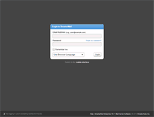 Tablet Screenshot of mail3.hostek.com